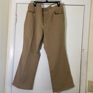 2 For $12 Faded Glory street Khakis stretch size 22WP